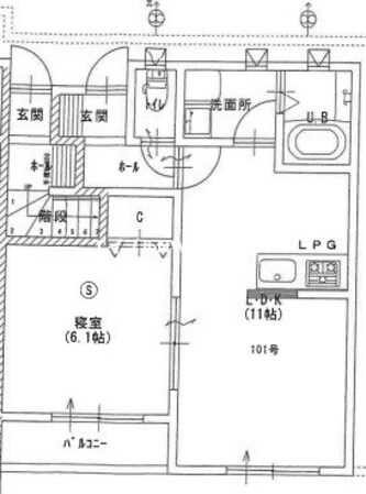 ロワジールの物件間取画像